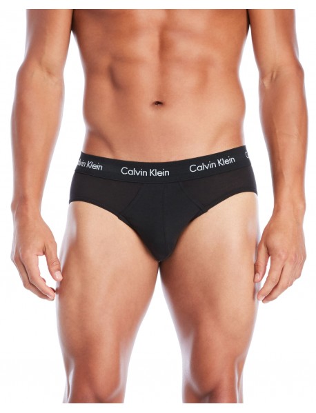 Calvin Klein PÁNSKE SLIPY - 3 PACK COTTON STRETCH