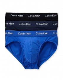 Calvin Klein PÁNSKE SLIPY - 3 PACK COTTON STRETCH
