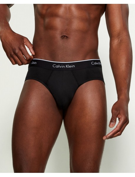 Calvin Klein PÁNSKE SLIPY MICROFIBER - 3 PACK MICROFIBER HIP BRIEF