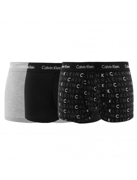 Calvin Klein 3pack pánske boxerky - Low Rise Trunk