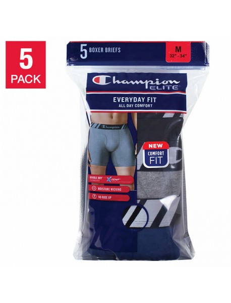 Champion PÁNSKE BOXERKY - 5 PACK DOUBLE DRY S X-TEMP