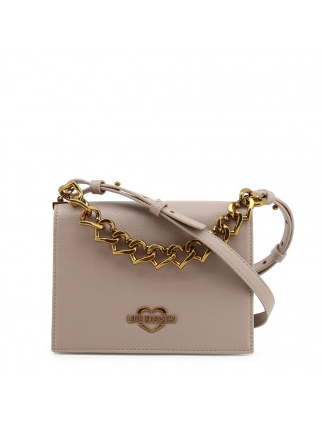 Love Moschino CROSSBODY DÁMSKÁ KABELKA BÉŽOVÁ