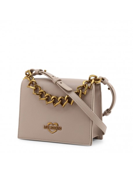 Love Moschino CROSSBODY DÁMSKÁ KABELKA BÉŽOVÁ