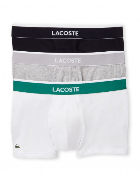 Lacoste PÁNSKE BOXERKY - 3 PACK TRUNK BOXERS