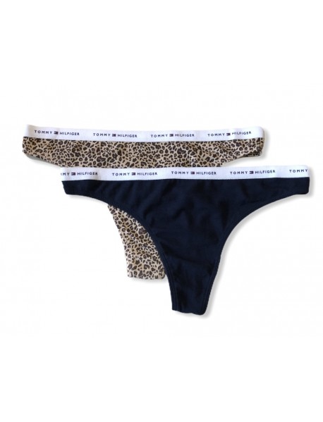  Tommy Hilfiger DÁMSKÉ TANGA - 2 PACK TANGA
