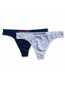 Tommy Hilfiger DÁMSKE TANGA NOHAVIČKY - 2 PACK TANGA