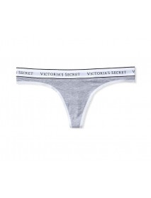 Victoria's Secret DÁMSKÉ TANGÁ - Logo Cotton Thong Panty