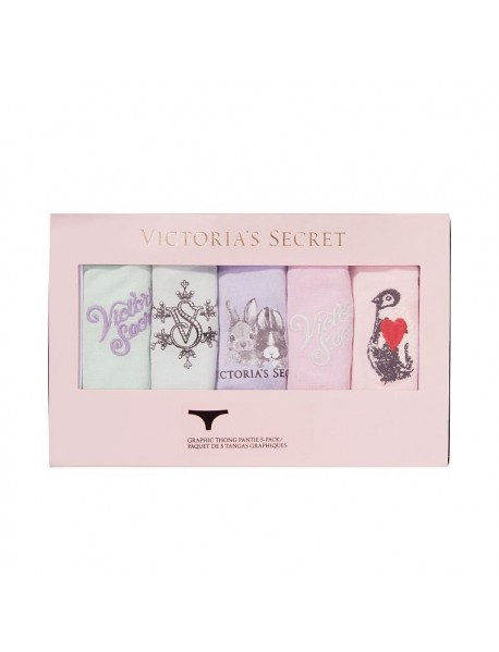 Victoria's Secret dámské tanga 5pack