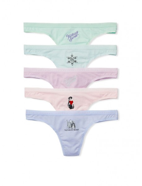 Victoria's Secret dámské tanga 5pack