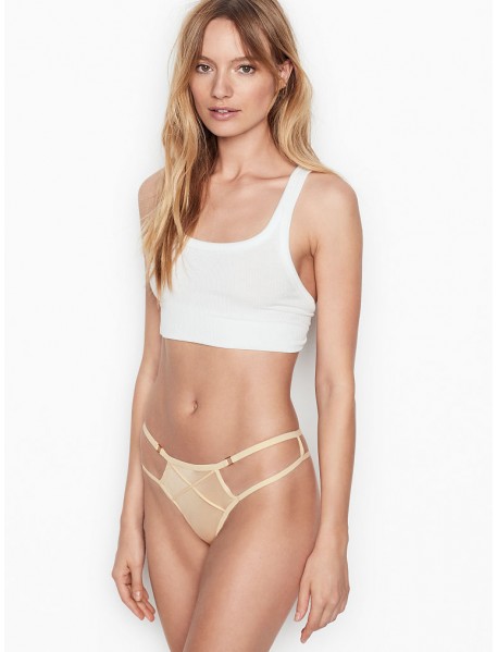 Victoria's Secret DÁMSKÉ TANGA KALHOTKY - STRAPPY THONG PANTY