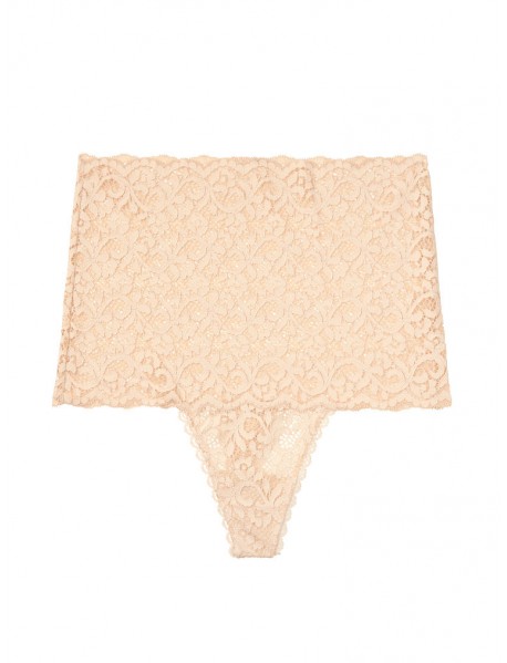 Victoria's Secret DÁMSKE ČIPKOVANÉ TANGA - HIGH WAIST THONG PANTY