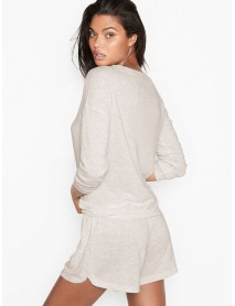 Victoria's Secret Pyžamo - Cozy Knit Crewneck & Short Set